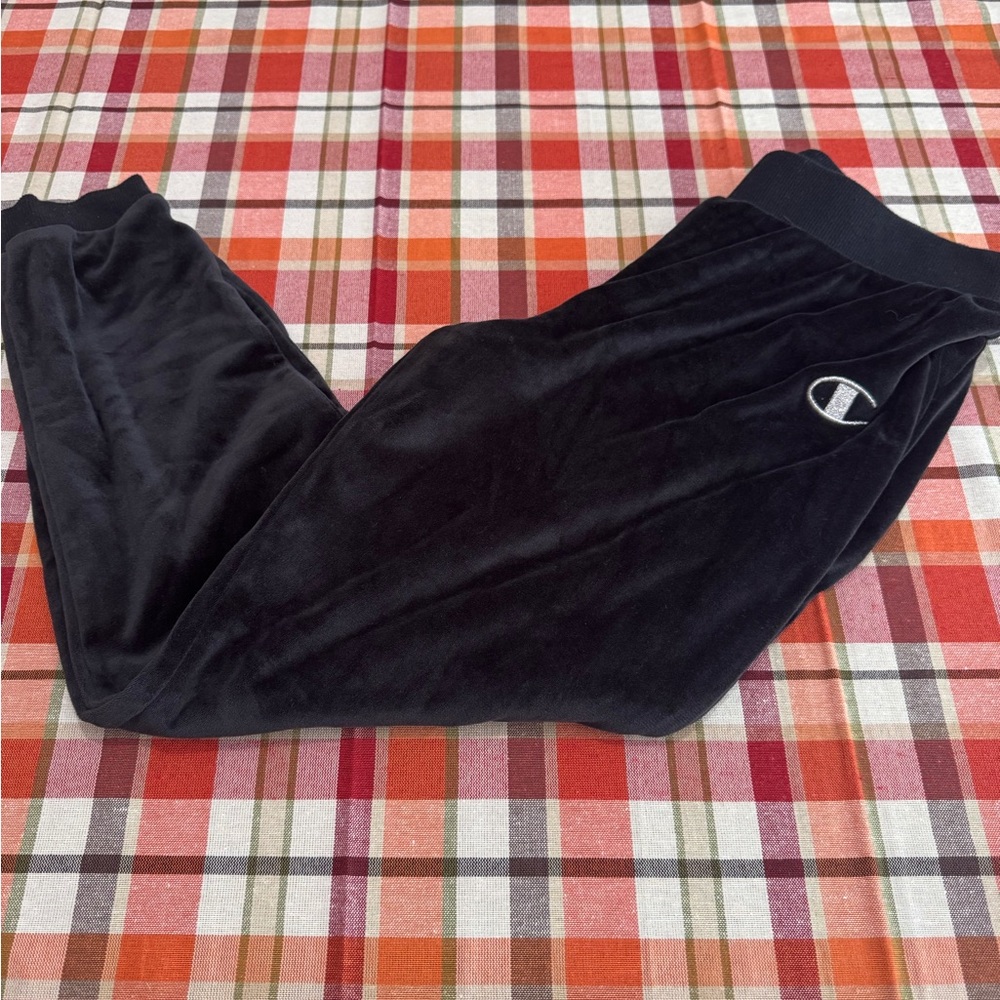 Champion Kids Velvety Black Joggers